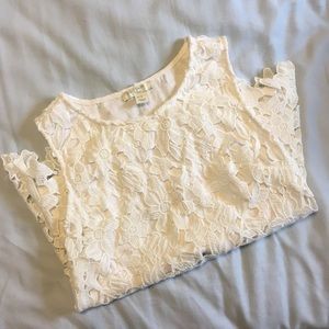 Lace Tank Top - Saint Tropez West